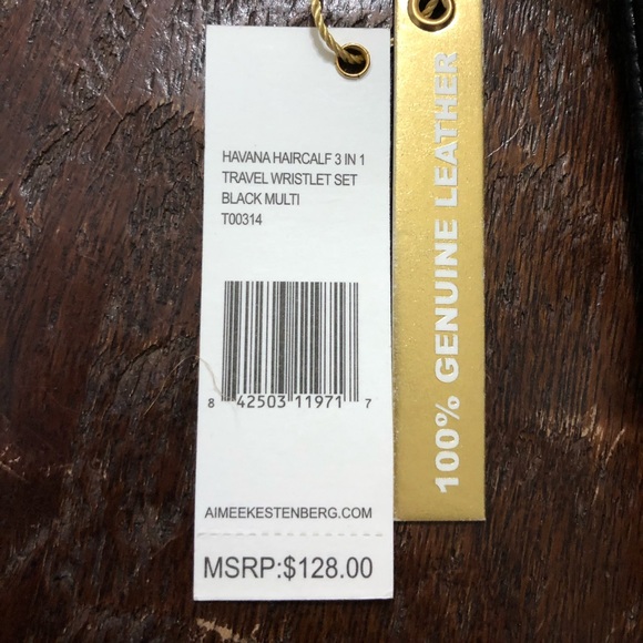 Aimee Kestenberg black 3 piece wristlet set - Picture 5 of 5